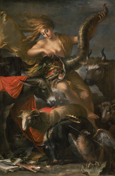 Allegory of Fortune, ca. 1658-9 av Salvator Rosa