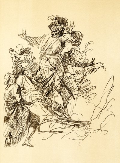 Komposisjonsstudie av Salvator Rosa