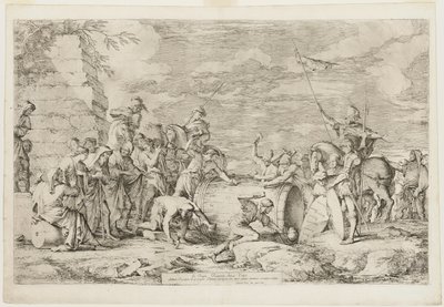Atilius Regulus død av Salvator Rosa
