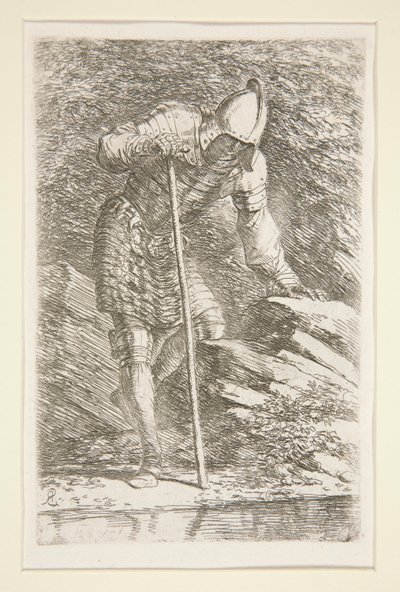 Diverse figurer (suite) av Salvator Rosa