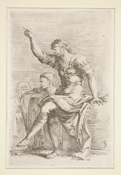 Diverse figurer (suite) av Salvator Rosa