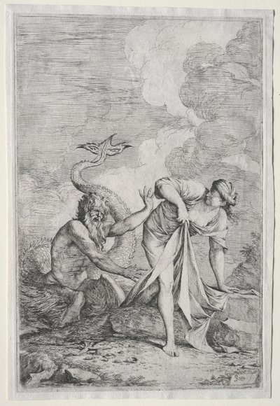 Glaucus og Scylla, ca. 1661 av Salvator Rosa