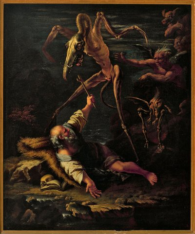 Italia, Coldirodi, Sankt Antonius fristelser av Salvator Rosa
