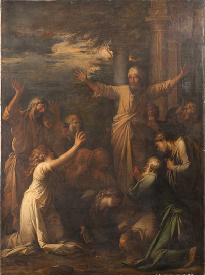Jona forkynner for folket i Nineve av Salvator Rosa