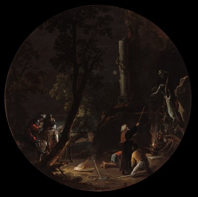 Scenes of Witchcraft: Night, ca. 1645-1649. av Salvator Rosa