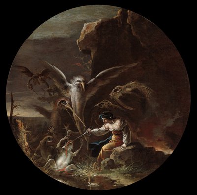 Scener av hekseri, ca. 1645-1649. av Salvator Rosa