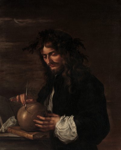 Selvportrett, ca. 1647. av Salvator Rosa