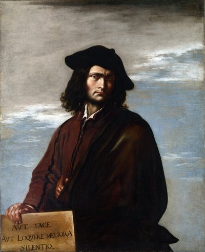 Selvportrett, ca. 1645 (olje på lerret) av Salvator Rosa