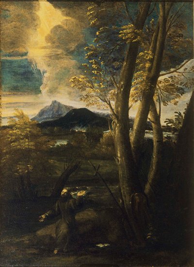 Sankt Frans i ekstase av Salvator Rosa