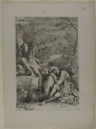 Drømmen om Aeneas av Salvator Rosa