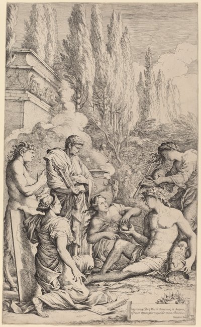 Geniet til Salvator Rosa av Salvator Rosa