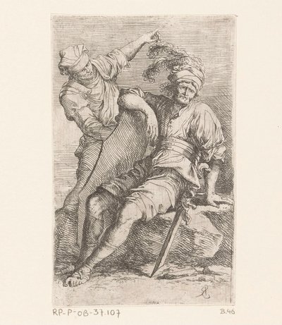 To soldater Små figurer (serietittel) Figur (serietittel) av Salvator Rosa