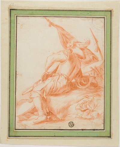 Kriger i hvile av Salvator Rosa