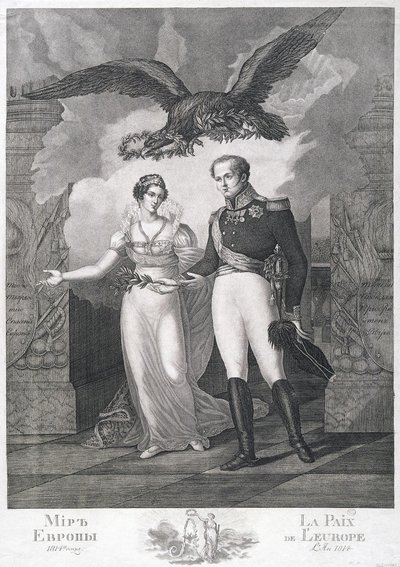 Allegorien om Europas fred, 1814 av Salvatore Cardelli