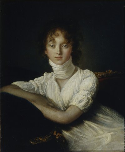 Portrett av grevinne Varvara Petrovna Shcherbatova, født Obolenskaya 1774-1843 av Salvatore Tonci