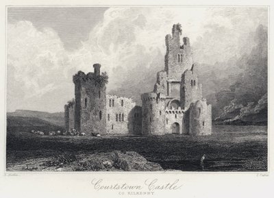 Courtstown Castle, Co Kilkenny (gravering) av Samuel (after) Austin