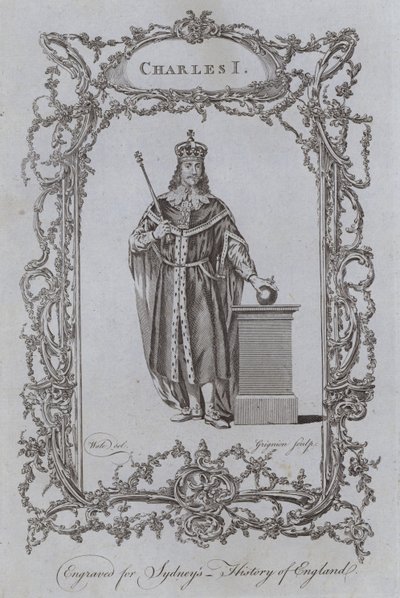 Charles I (gravering) av Samuel (after) Wale