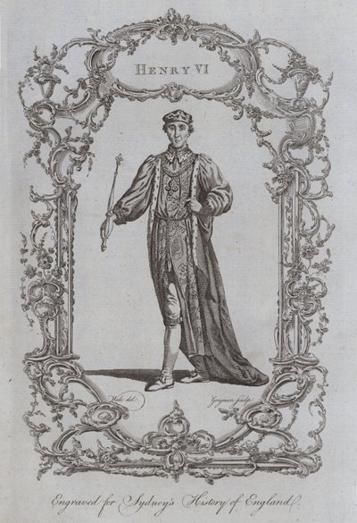 Henry VI (gravering) av Samuel (after) Wale