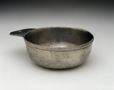 Porringer, ca. 1775-1825 (tinn) av Samuel (attr.to) Pennock