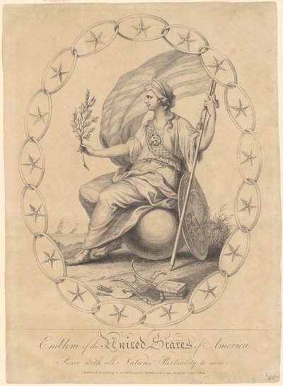 Emblem til Amerikas forente stater av Samuel A. Harris