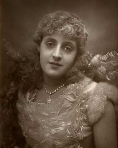 Phyllis Broughton , britisk skuespillerinne, 1884 av Samuel A Walker