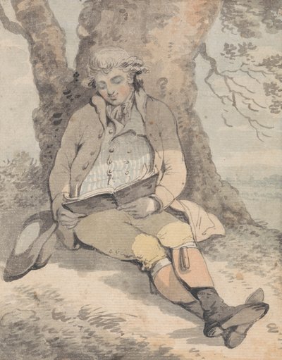 P. Wilkinson Esq. Å sitte i skyggen av en eik og lære å plystre av Samuel Alken