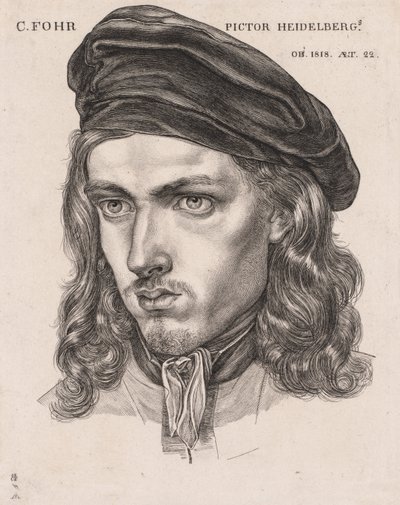 Portrett av Carl Philipp Fohr av Samuel Amsler