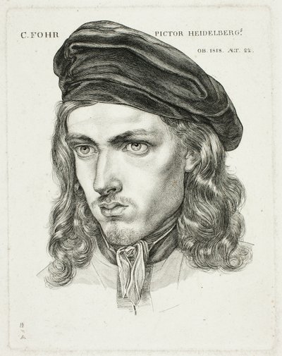 Portrett av Karl Philip Fohr av Samuel Amsler