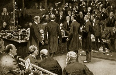 Et hjemmestyrt nederlag, 1912 av Samuel Begg