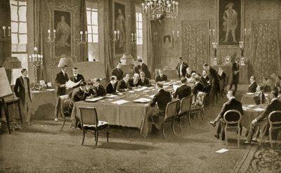 Signering av London-traktaten, 1913 av Samuel Begg