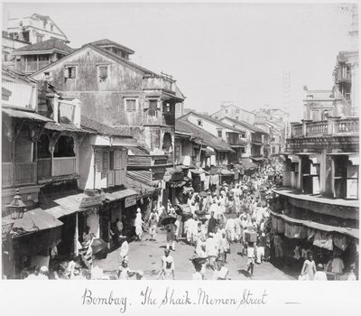 Bombay, Said-Memon-gaten av Samuel Bourne