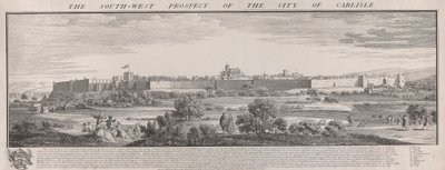 SW Prospect of Carlisle av Samuel Buck