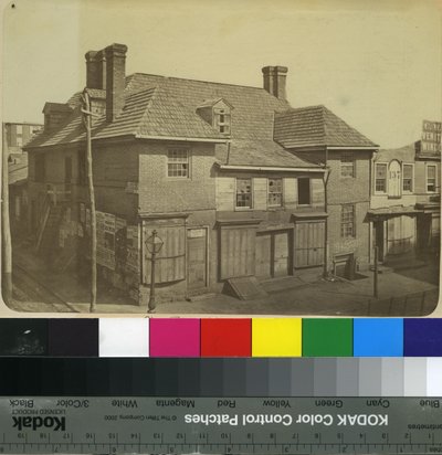Skifertakhus, ca. 1868 av Samuel Castner