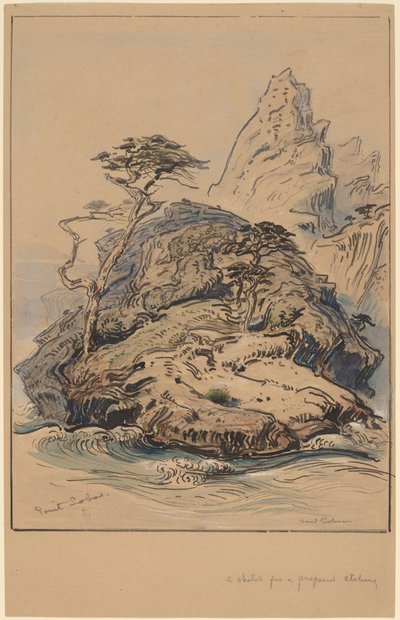 Point Lobos, California av Samuel Colman