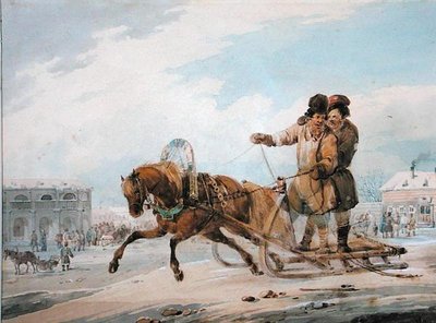 Russisk slede av Samuel Colman