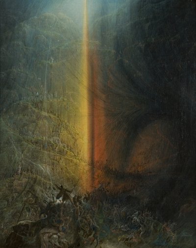 The Destruction of Pharaoh's Host, ca. 1830 (olje på lerret) av Samuel Colman
