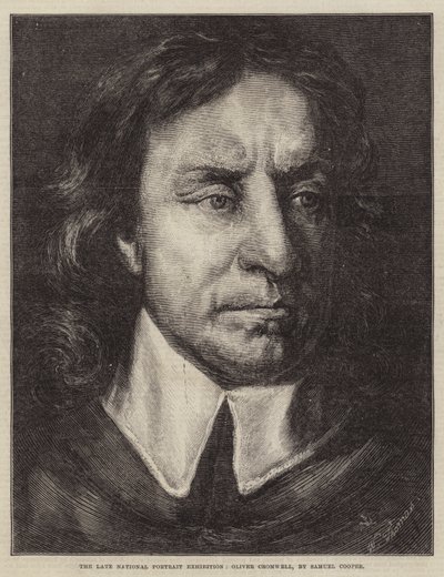 The Late National Portrait Exhibition, Oliver Cromwell av Samuel Cooper
