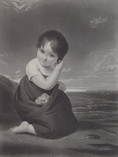 En melding fra havet (gravering) av Samuel Cousins
