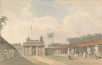 En Sepoy Sargent i en forbindelse av Samuel Davis