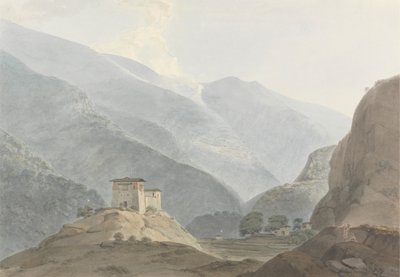Chukha slott i Bhutan av Samuel Davis