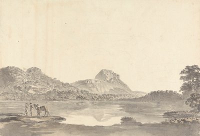 Figurer ved en innsjø av Samuel Davis