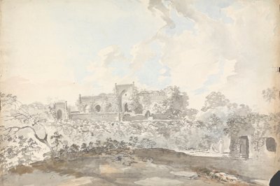 Den gamle moskeen ved Rajmahal [Rajmahal] av Samuel Davis