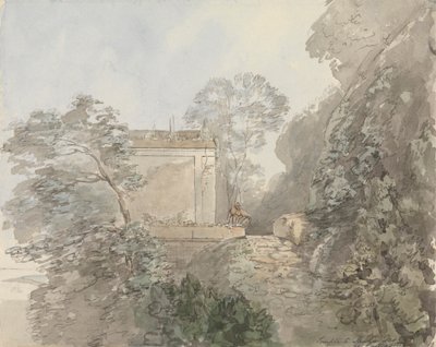 Tempel til Maha Deo ved Puttugota (Puttergotta) av Samuel Davis