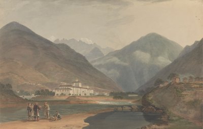 Den tidligere vinterhovedstaden i Bhutan ved Punakha Dzong av Samuel Davis