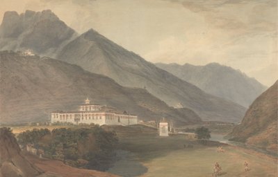 Deib Rajan-palasset ved Tassisudon av Samuel Davis