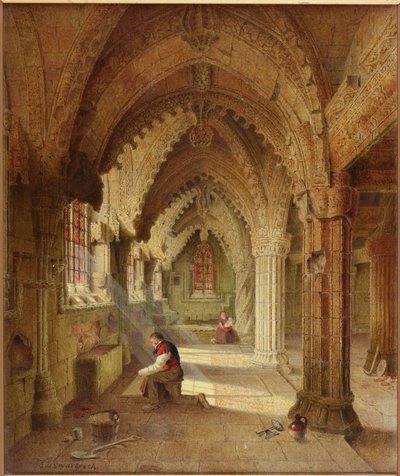 Rosslyn kapell, ca. 1852 av Samuel Dukinfield Swarbreck