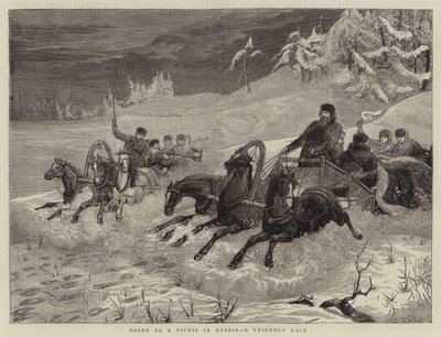 Skal på piknik i Russland, et vennskapsløp av Samuel Edmund Waller