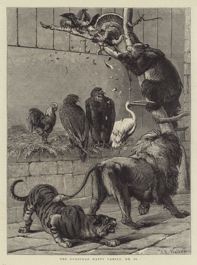 Den europeiske lykkelige familien, nr. II av Samuel Edmund Waller