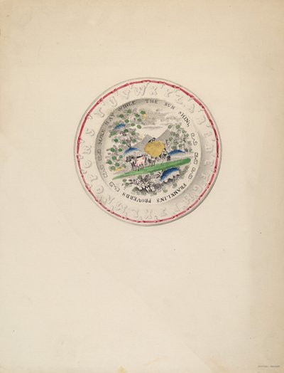 Plate, 19351942. av Samuel Faigin