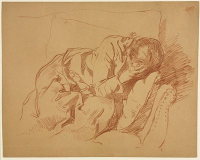 Beklagende kvinne Sarah H. Crone, 1880- eller 1890-tallet. av Samuel H. Crone
